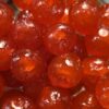 Cerises rouges confites