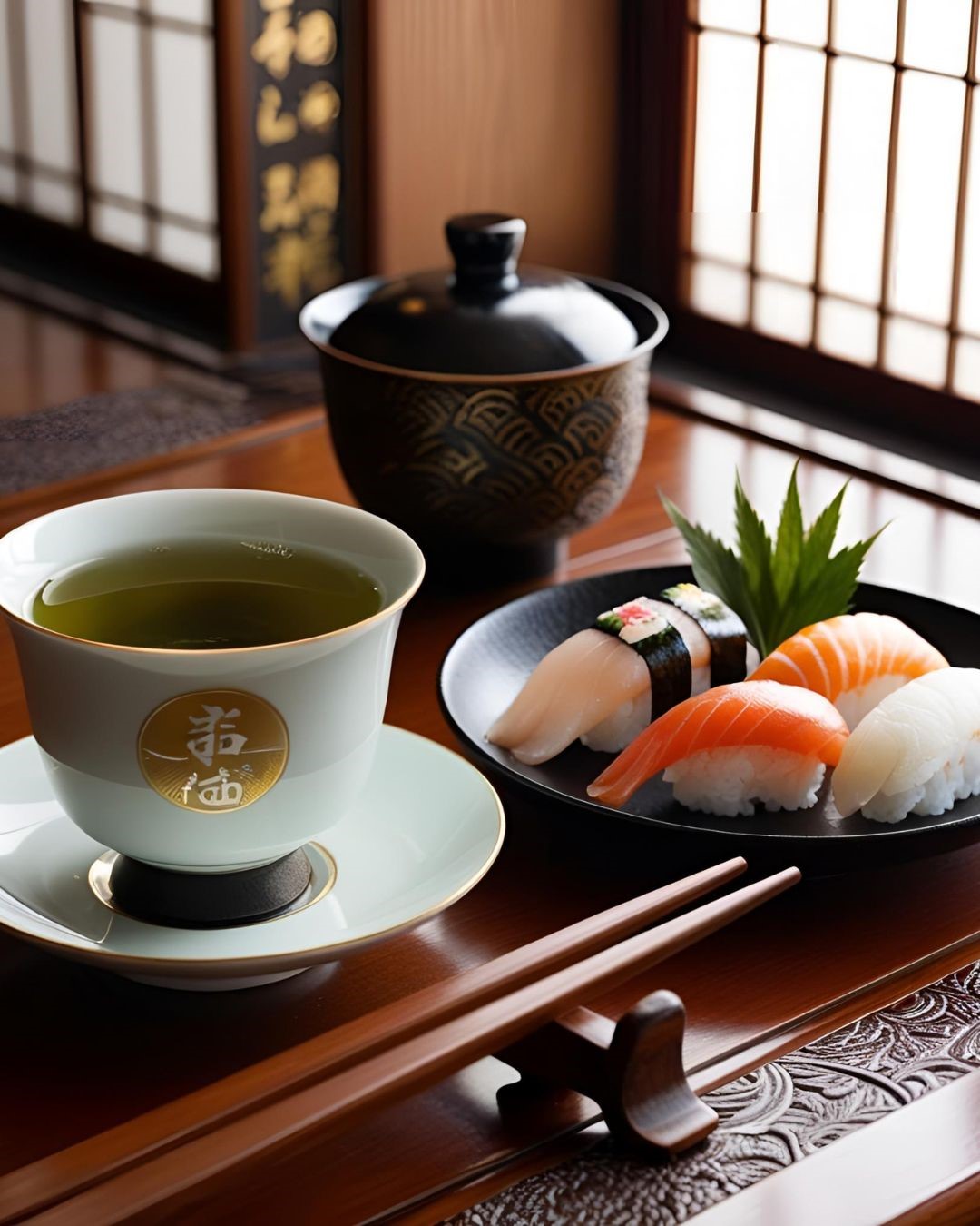 Le thé vert genmaïcha se mariera parfaitement avec tous les mets à base de poisson. Il recèle aussi de nombreux bienfaits