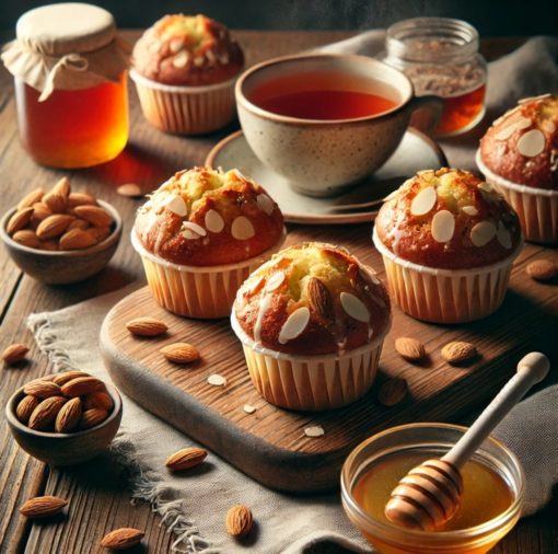 Une délicieuse recette de Muffin au rooibos Amande des Frères Dammann