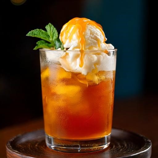 un rooibos caramel glacé. Miam