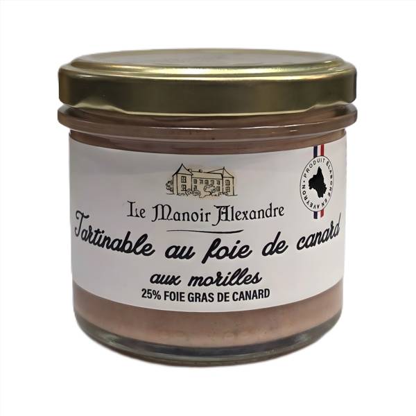 Le tartinable au foie de canard aux morilles de chez Manoir Alexandre vous séduira à coup sur