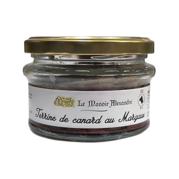 terrine de canard au Margaux. Un délice du Manoir d'Alexandre
