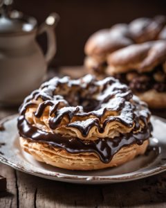 Un Paris Brest au chocolat. Et oui c'est possible