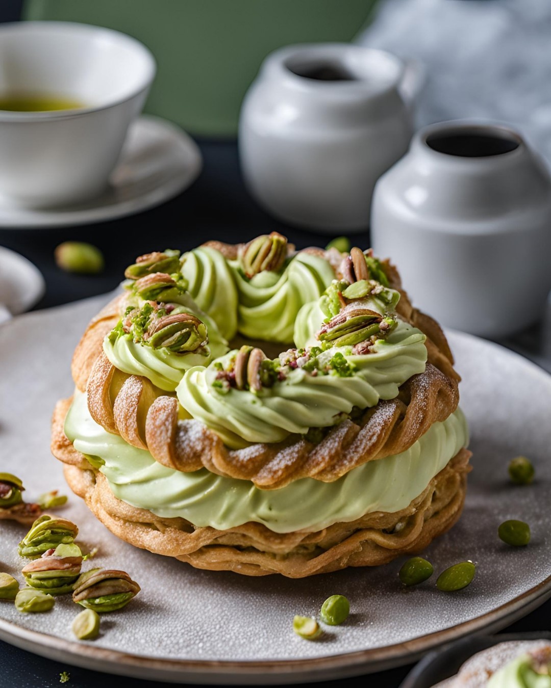 Un paris Brest revisité à la Pistache