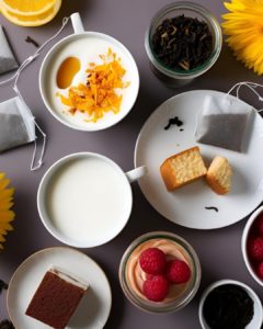 Yaourts, pâtisserie, cakes, gâteaux, le thé peut facilement s'utiliser dans toutes vos préparations